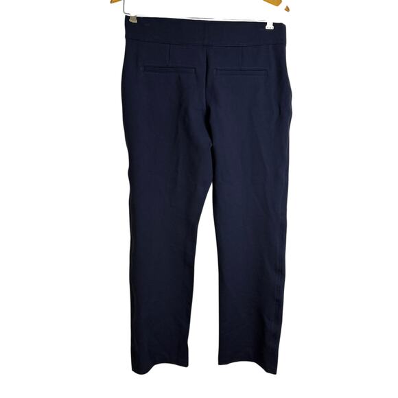 SPANX PBP Slim Straight Ponte Pants Blue Womens Large Petite PL Pull On NWT - Picture 2 of 10